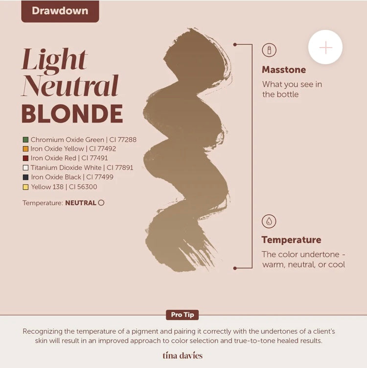 Tina Davies FADE - Light Neutral Blonde