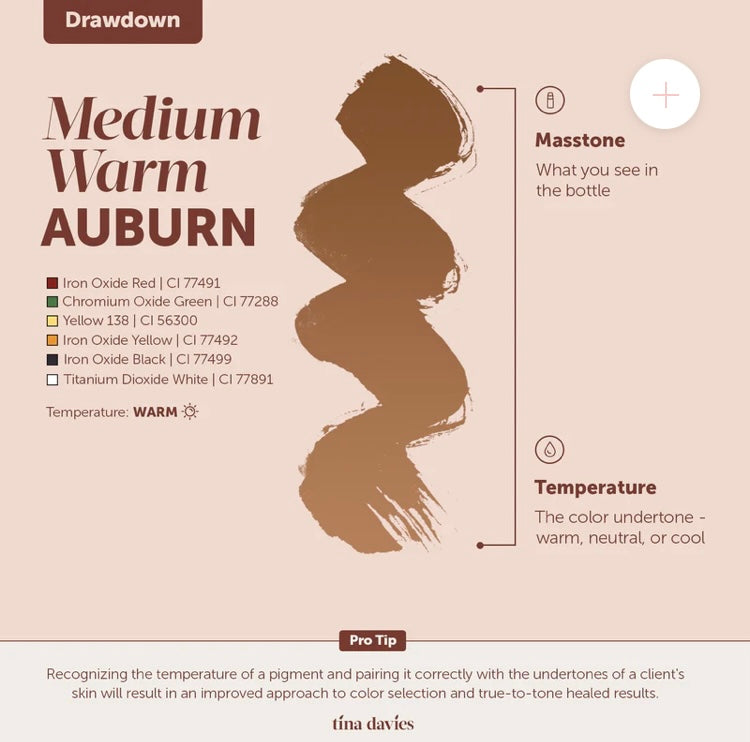 Tina Davies FADE- Medium Warm Auburn