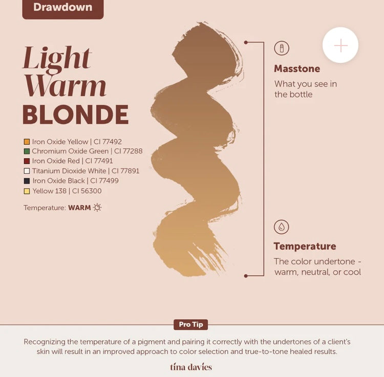 Tina Davies FADE - Light Warm Blonde