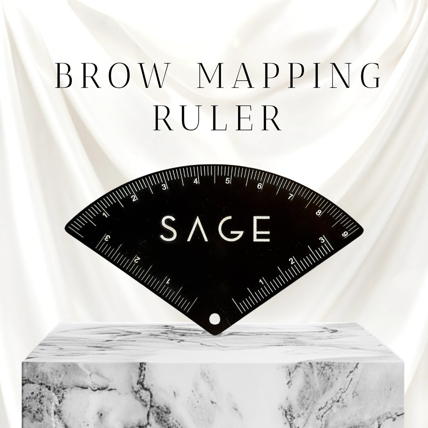 Brow Mapping Ruler
