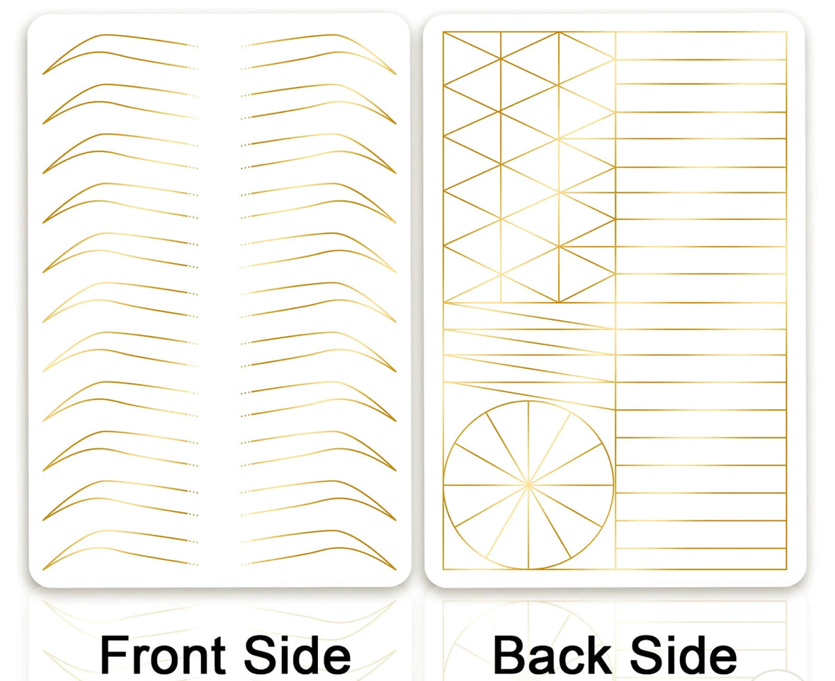 White/Gold Double Sided Practice Skin