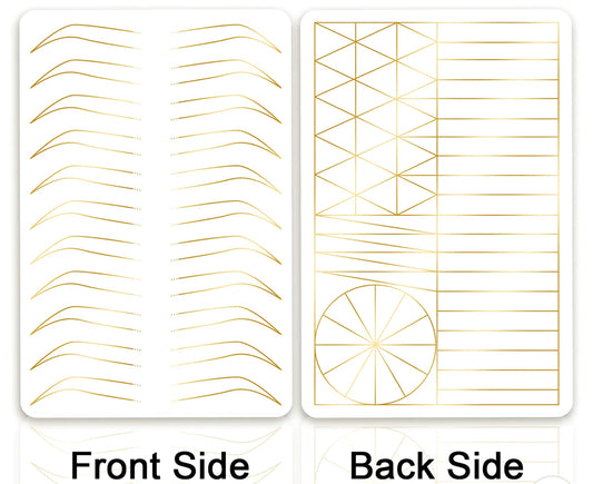 White/Gold Double Sided Practice Skin