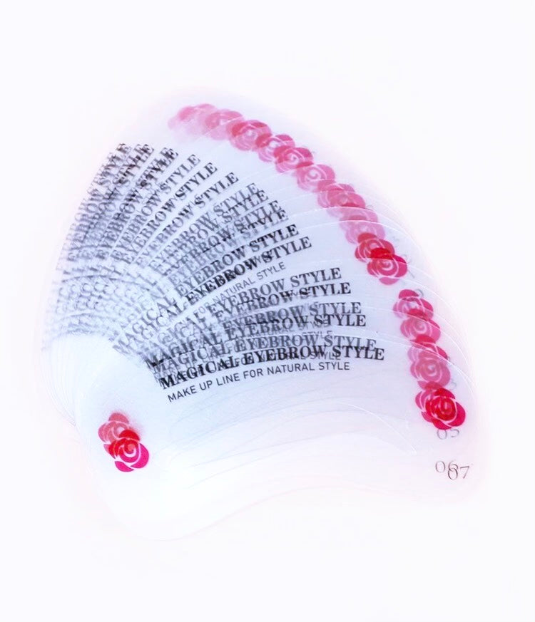 24pcs Eyebrow Stencil