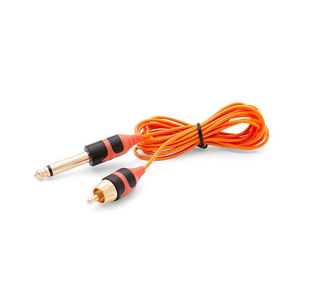 Peak ultra RCA Cord -6.5’ Straight Orange