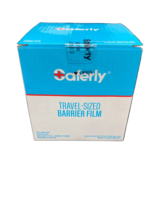 Travel-sized Barrier Film