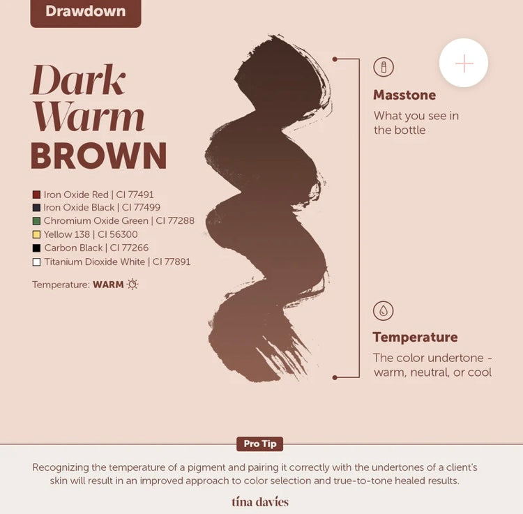 Tina Davies FADE- Dark Warm Brown