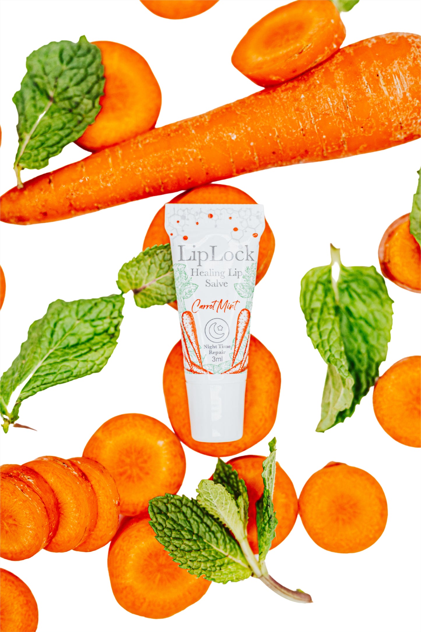 Liplock Night-Time Repair - Carrot Mint