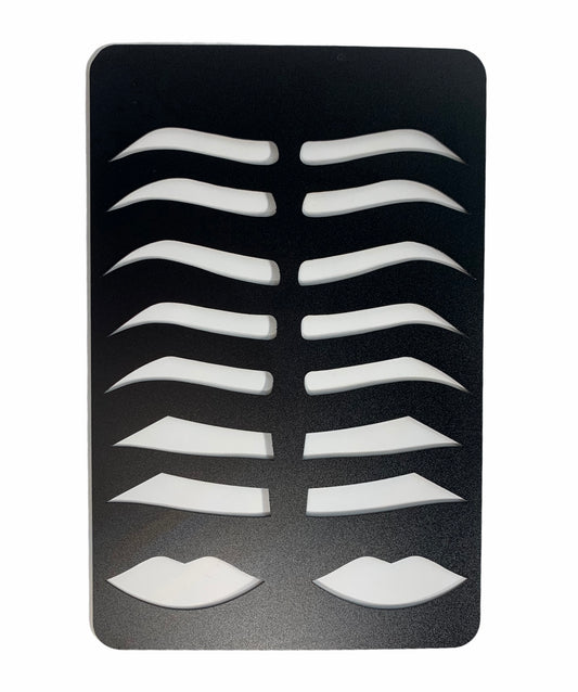 Black Brow/Lip Stencil Sheet
