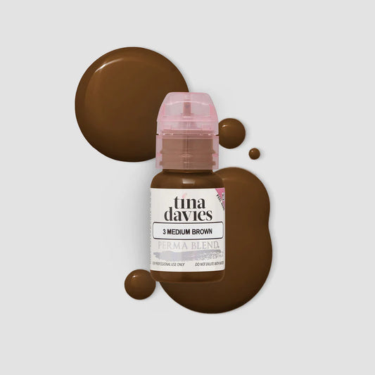 Tina Davies -Medium Brown Brow Pigments